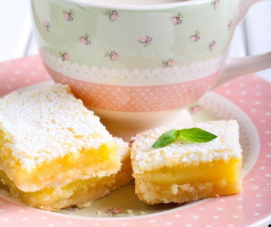 Air Fryer Lemon Squares