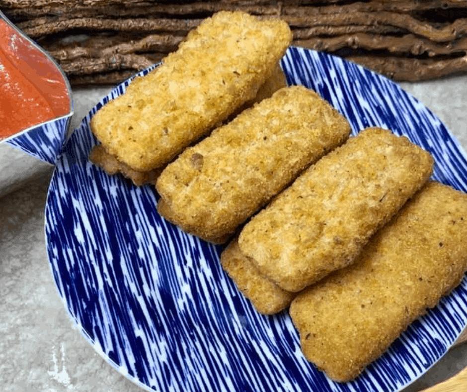 Air Fryer, TGI Friday's Mozzarella Sticks (How to Cook Frozen