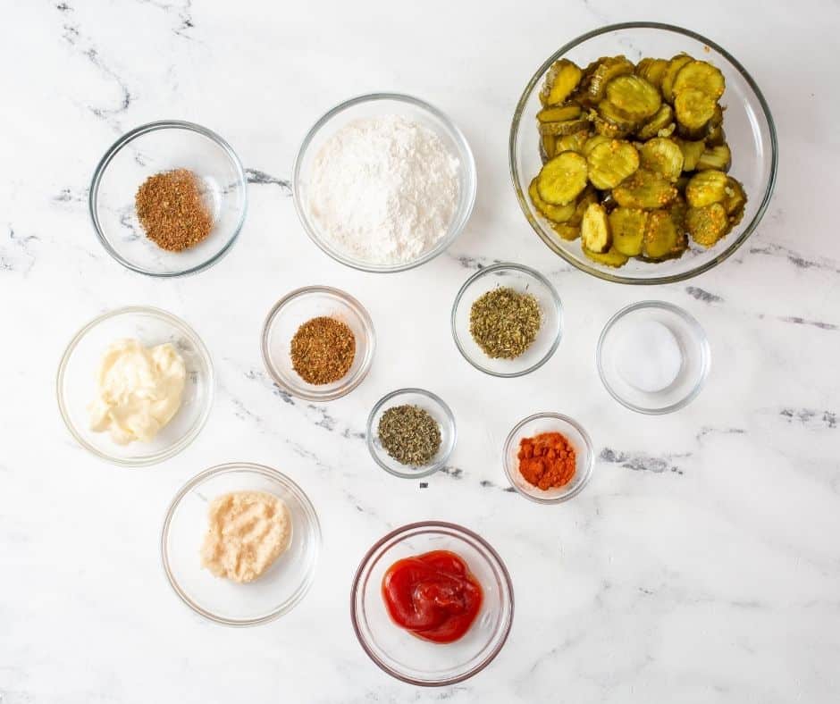 Ingredients Needed For Air Fryer Copycat Texas Roadhouse Pickles