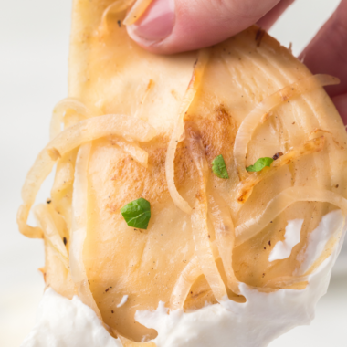 Easy Air Fryer Pierogies And Onions