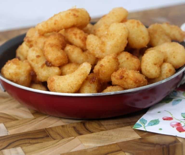 Crispy Air Fryer Popcorn Shrimp Fork To Spoon