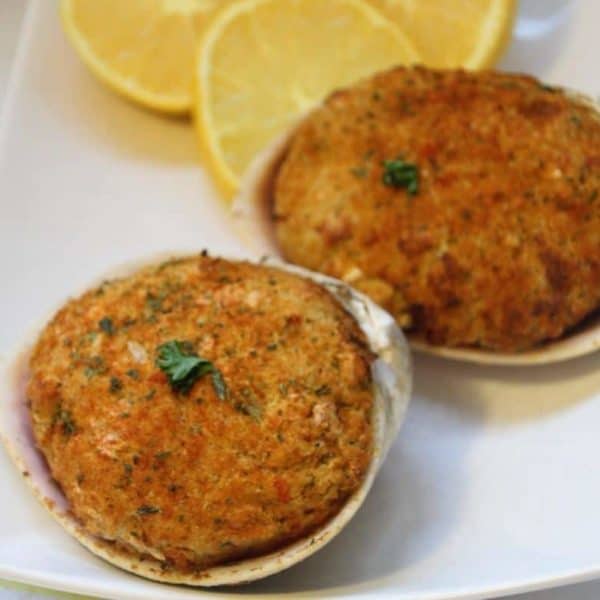 Air Fryer Baked Stuffed Clams (Quahog) Fork To Spoon