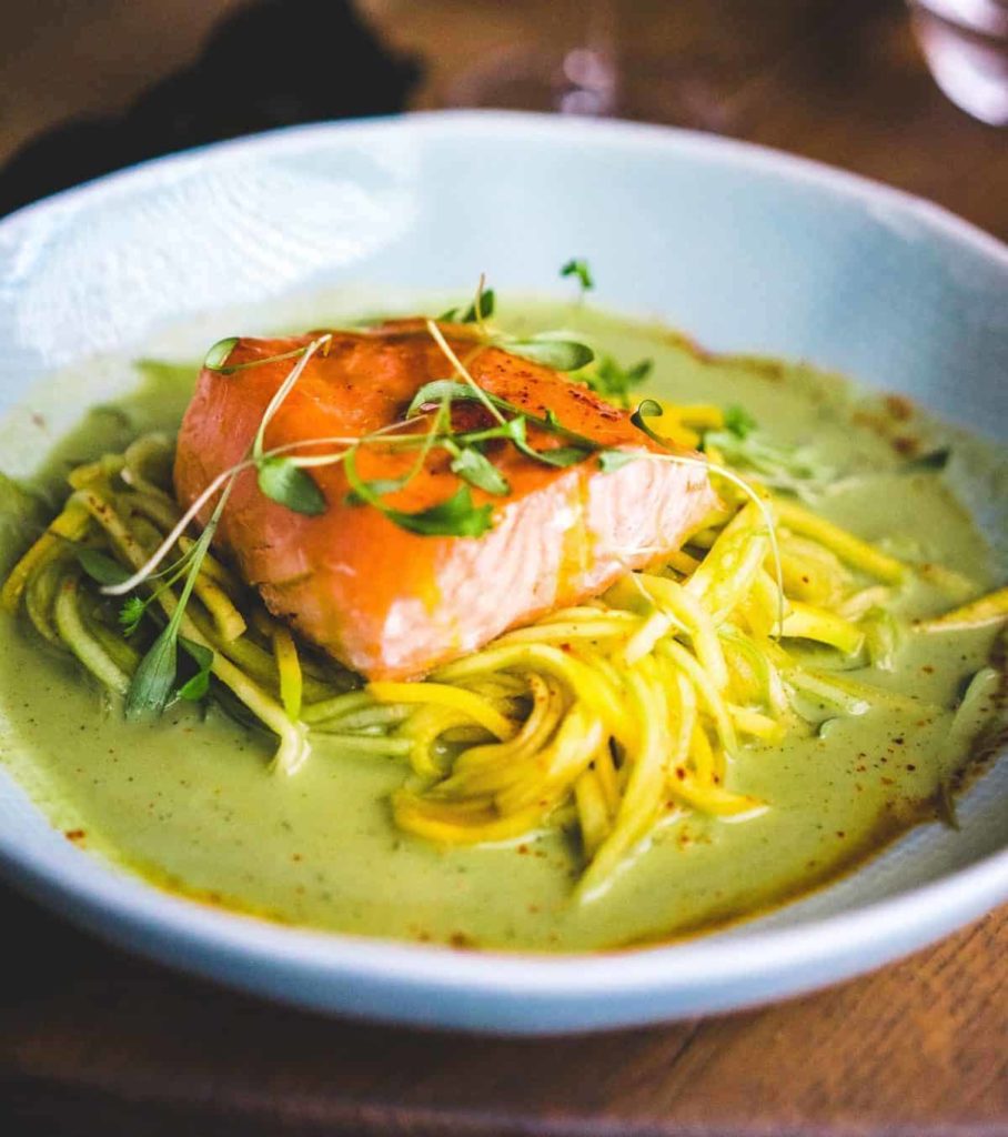 Air Fryer, Zucchini Zoodles (Noodles) Fork To Spoon