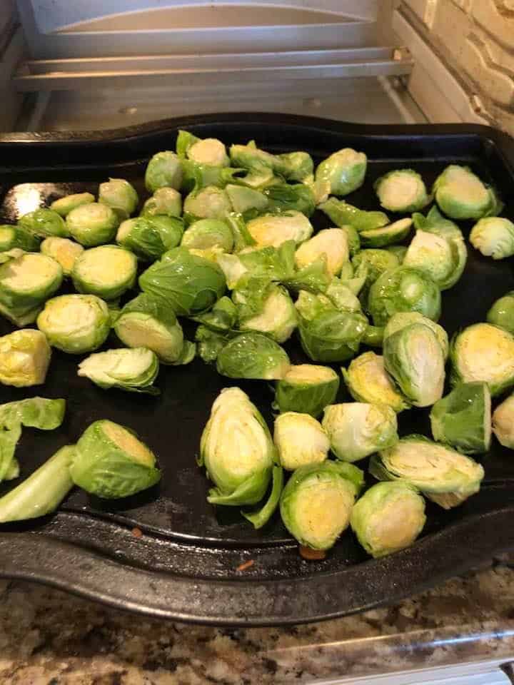 Air Fryer, Simply Roasted Brussels Sprouts (KETO Friendly) - Fork To Spoon