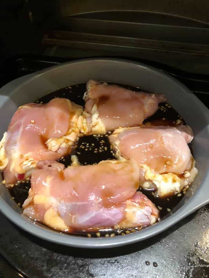 Air Fryer Brown Sugar Garlic Chicken