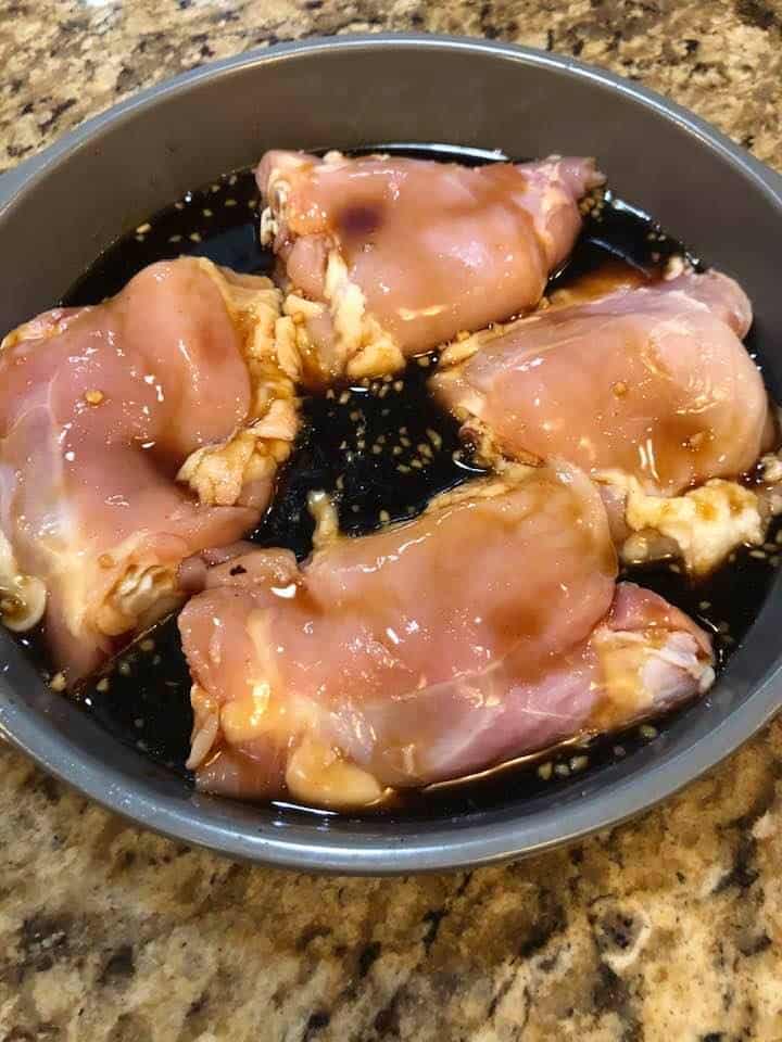 Air Fryer Brown Sugar Garlic Chicken