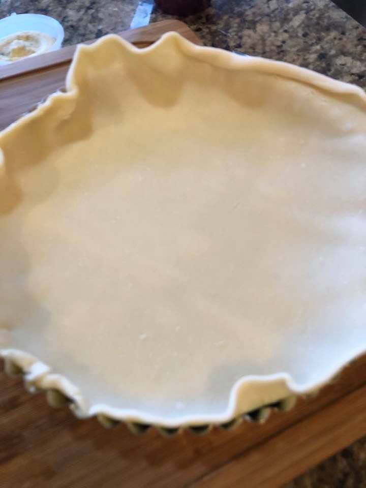 Pie Dough in Tart Pan