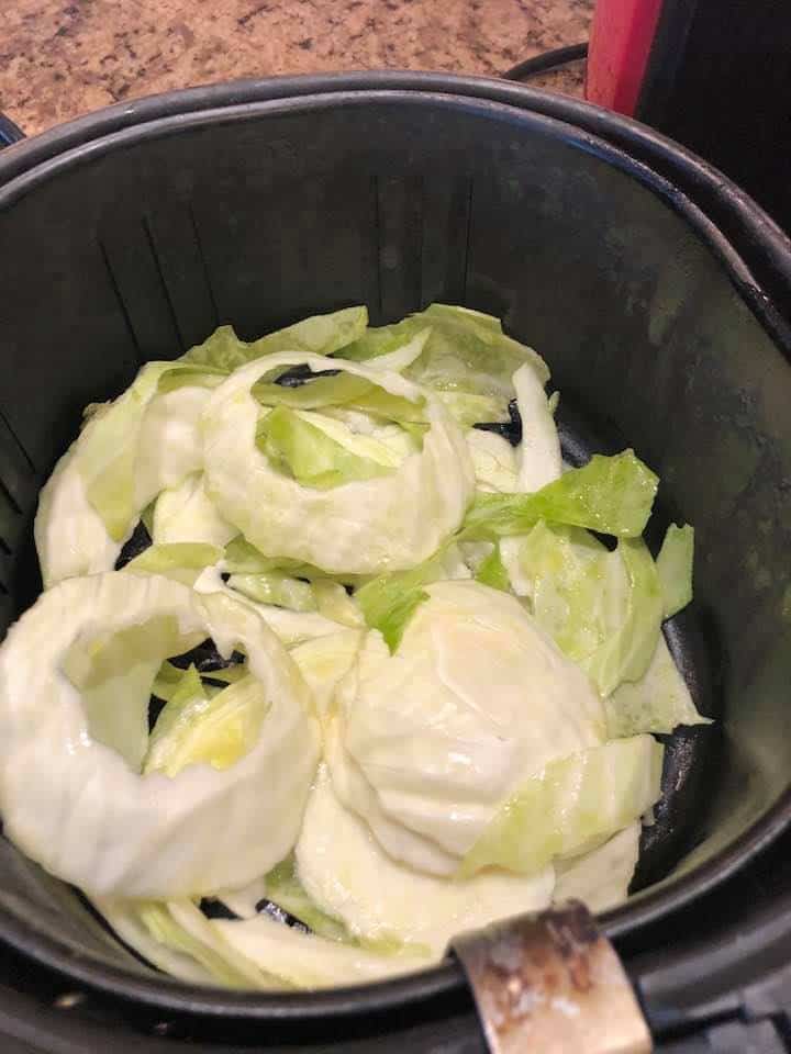 Air Fryer, Fried Cabbage (KETO Friendly) Fork To Spoon