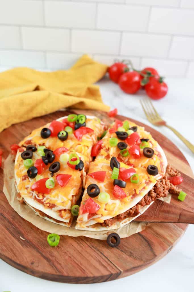 Taco Bell Mexican Pizza Recipe In The Air Fryer - Fork To Spoon