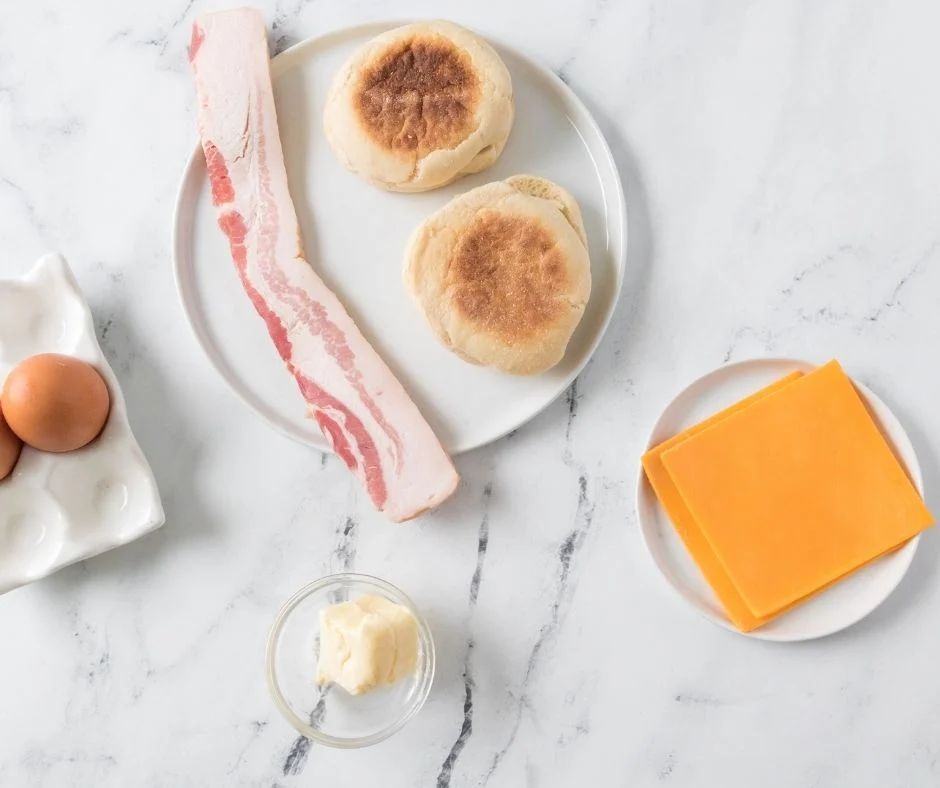 Ingredients Needed For Air Fryer Copycat McDonald's Egg McMuffin