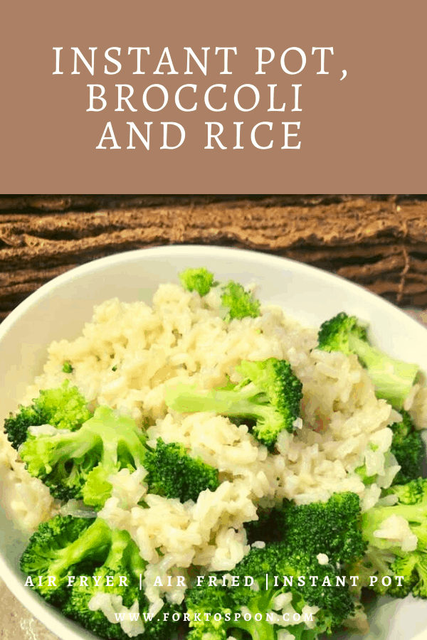 Instant Pot Broccoli and Rice