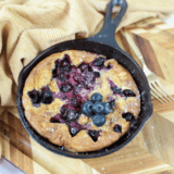 Air Fryer Blueberry Dutch Baby Pancakes