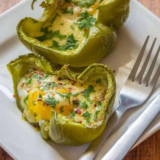 Air Fryer Breakfast Stuffed Peppers