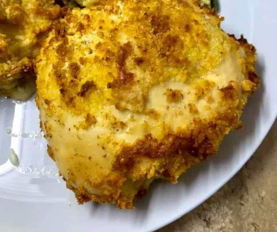 Air Fryer Broccoli and Cheese Stuffed Chicken