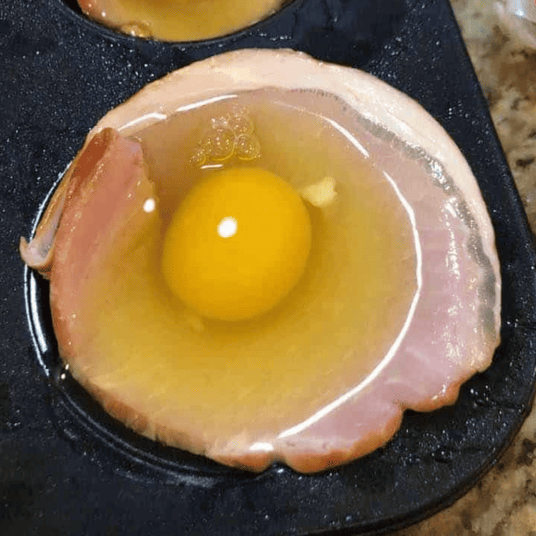 Air Fryer Bacon Egg Cups