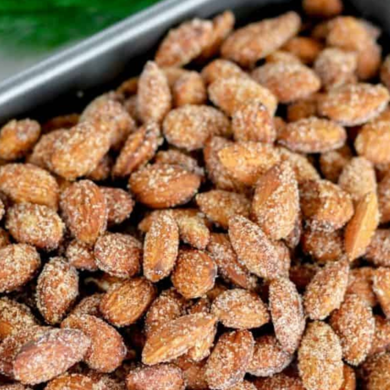 Air Fryer Candied Almonds