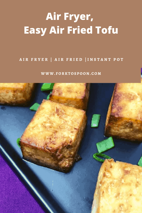 air fryer easy air fried tofu fork to spoon air fryer easy air fried tofu