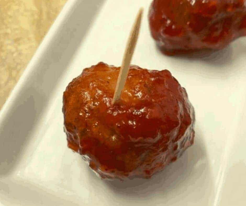 Air Fryer Cranberry Meatballs