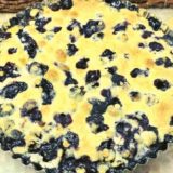 Air Fryer Crustless Blueberry Pie