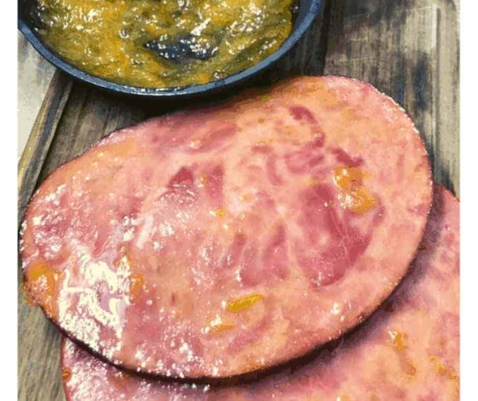 Air Fryer Glazed Ham Steaks
