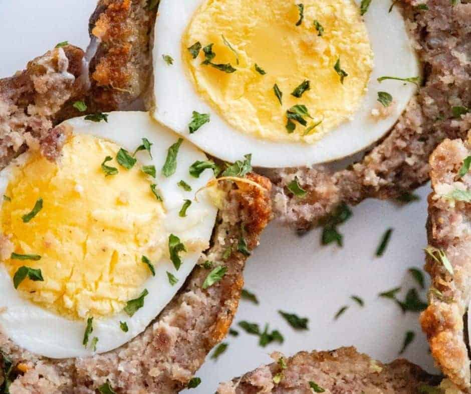 LOW-CARB AIR FRYER SCOTCH EGGS How To Make Low-Carb Air Fryer Scotch Eggs