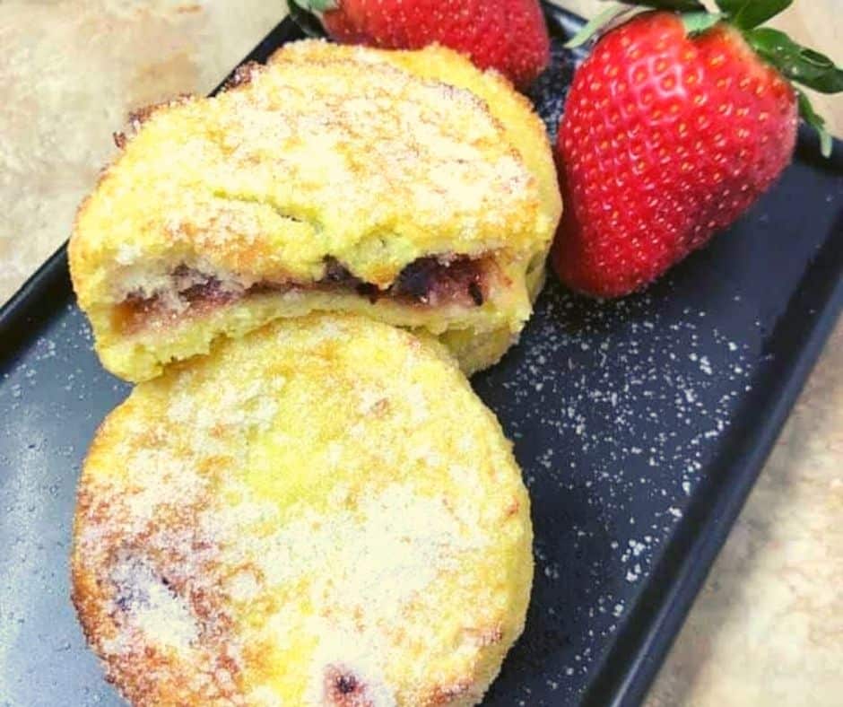 Air Fryer Jam Stuffed French Toast