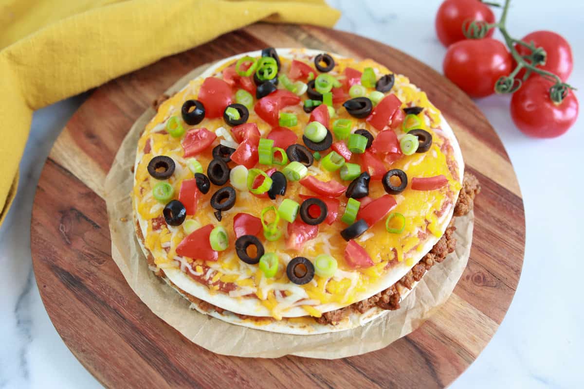 Taco Bell Mexican Pizza Recipe In The Air Fryer-image