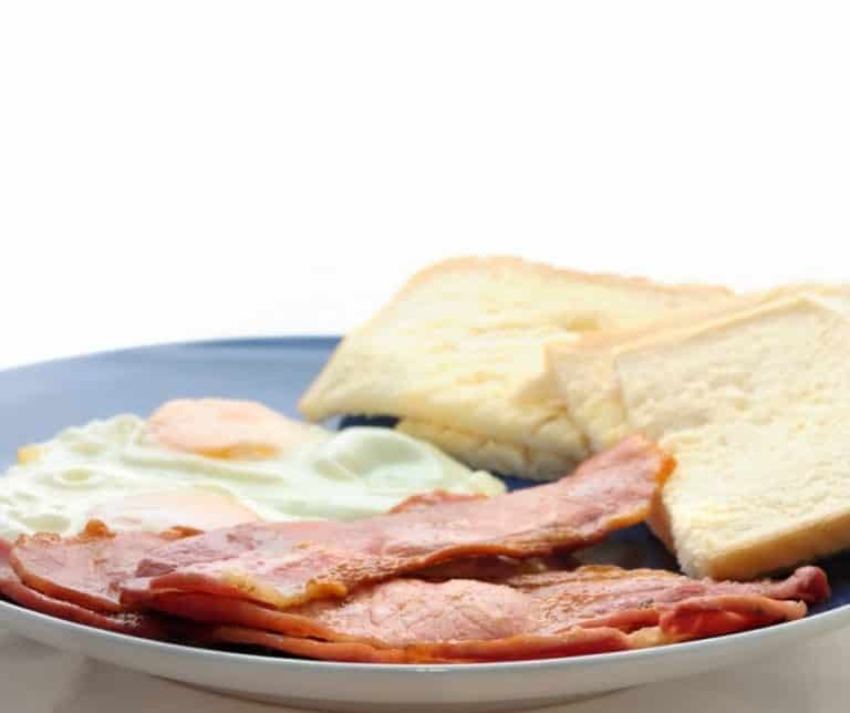 Air Fryer Bacon, Egg and Cheese Sandwich Fork To Spoon