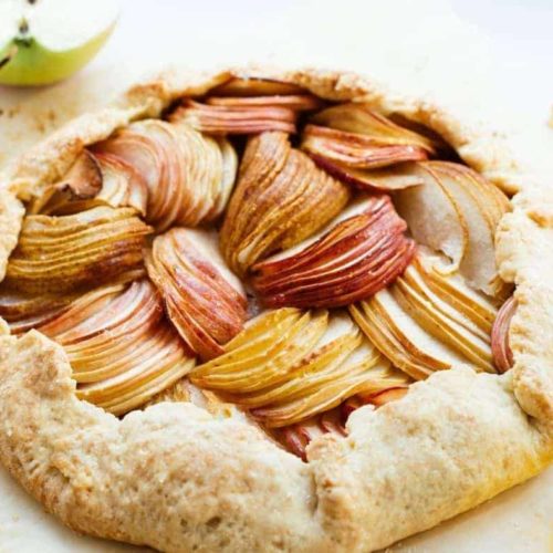 Air Fryer Pear Galette - Fork To Spoon