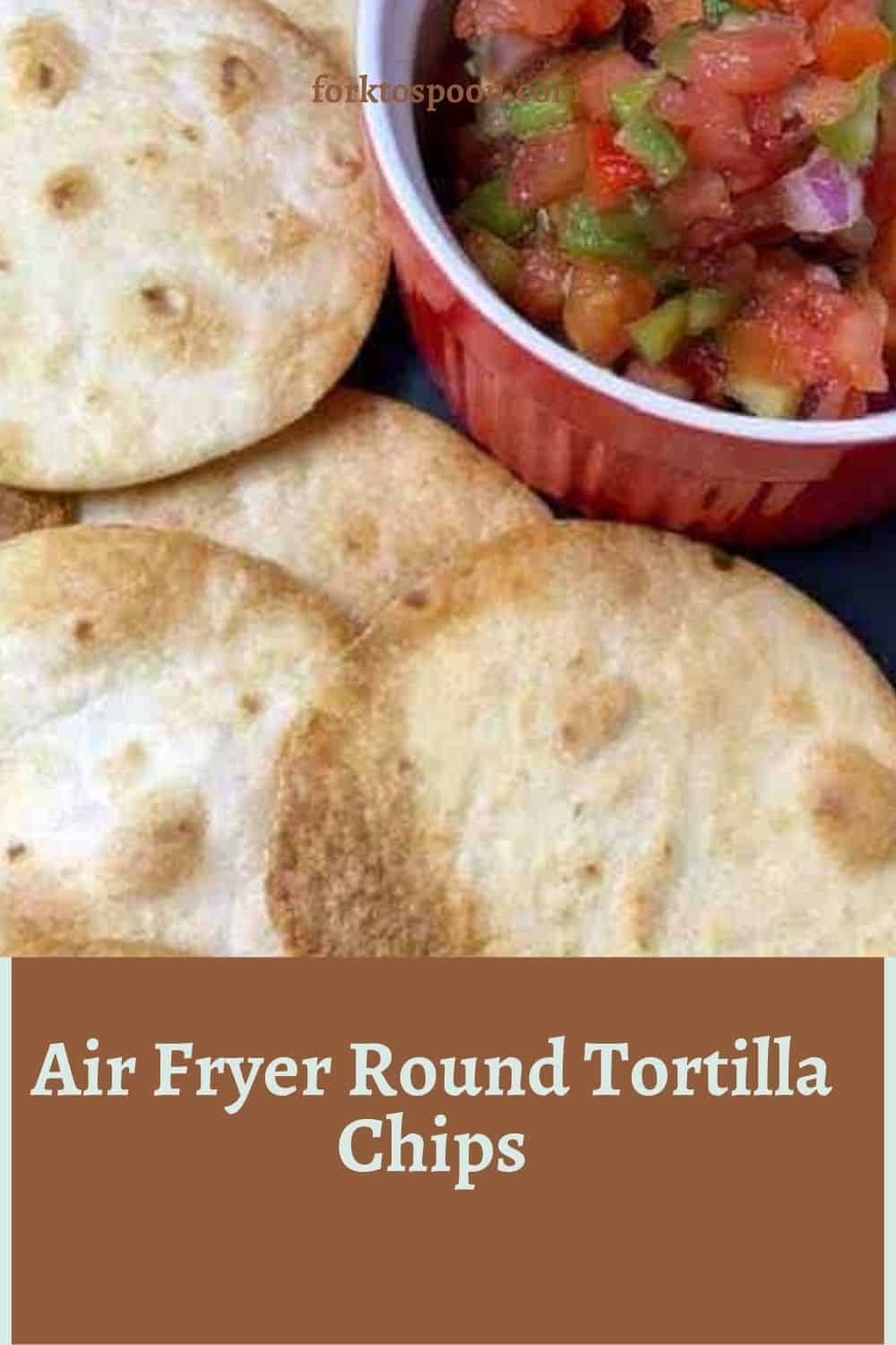 Air Fryer Round Tortilla Chips