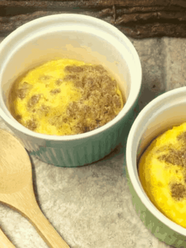 Air Fryer Sausage and Cheddar Egg Muffins Fork To Spoon