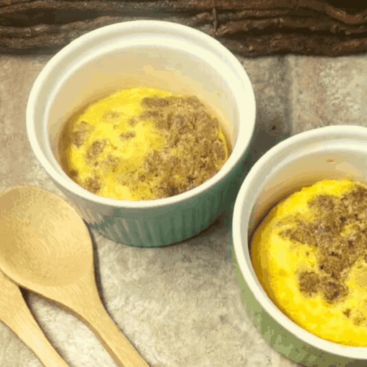 Air Fryer Egg Bites with Sausage