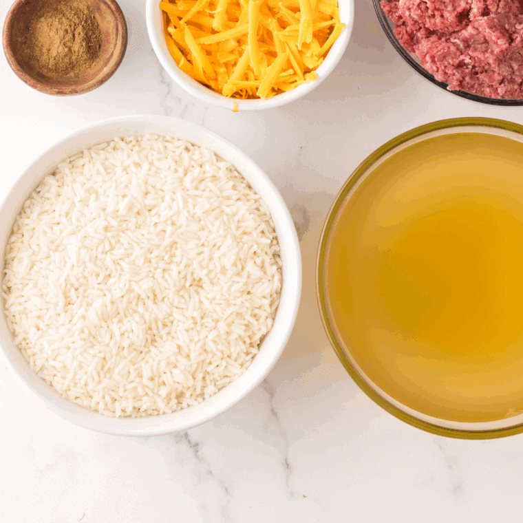 Ingredients needed for Easy Instant Pot Goya Yellow Rice.