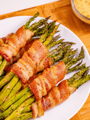 How to Make Crispy Air Fryer Bacon Wrapped Asparagus