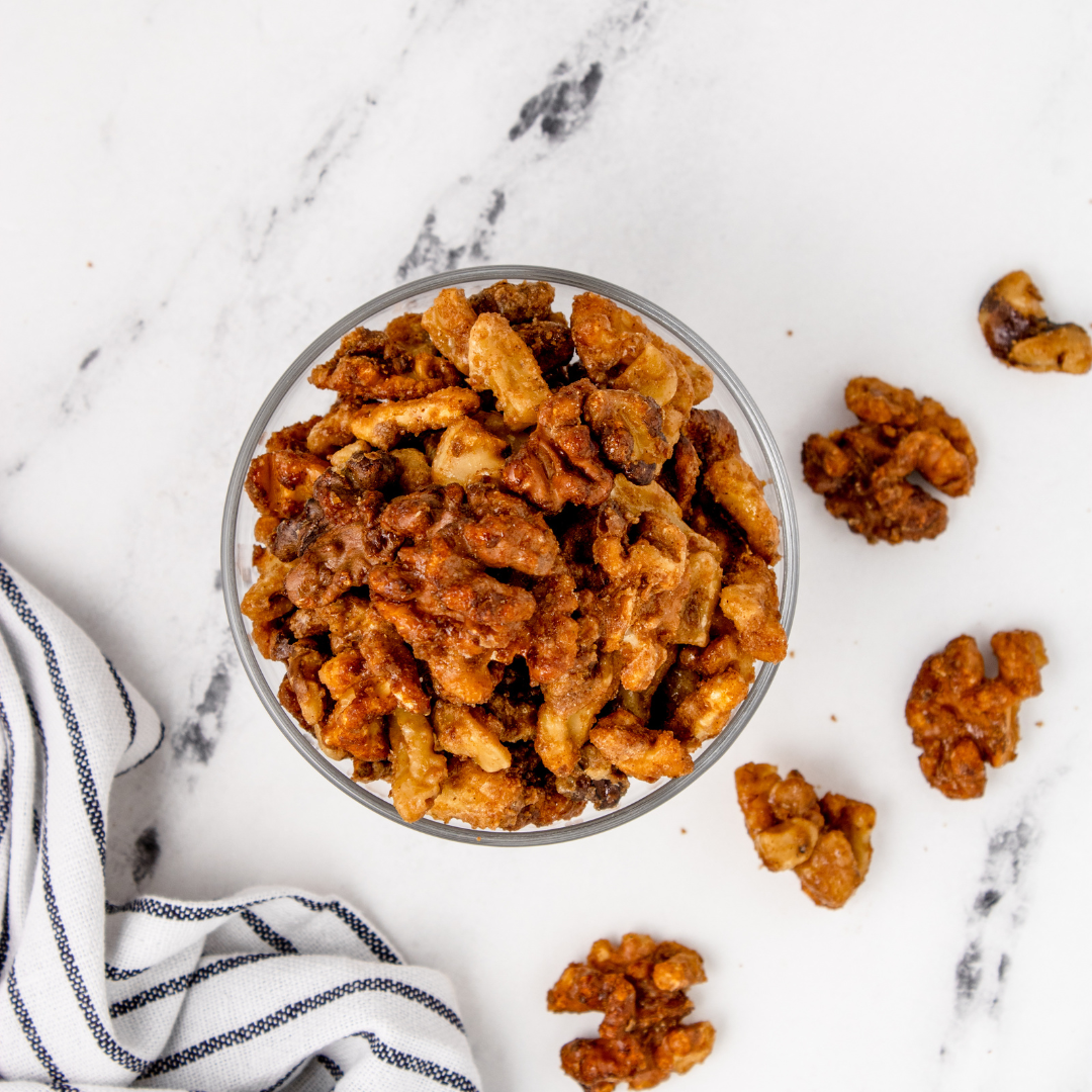 How to toast walnuts in the air fryer fork to spoon