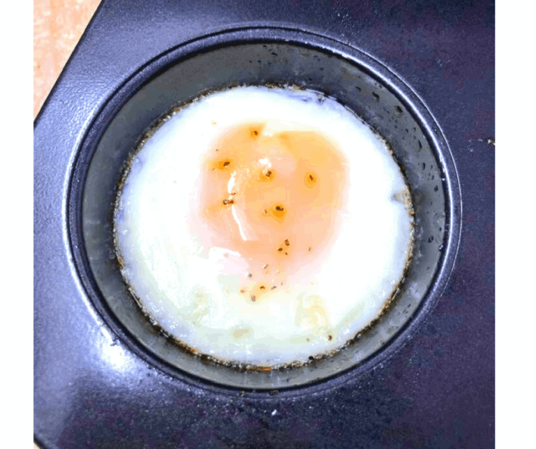 Air Fryer Baked Eggs With Herbs Fork To Spoon
