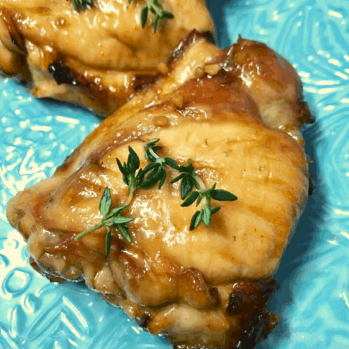 Air Fryer Brown Sugar Garlic Chicken Fork To Spoon