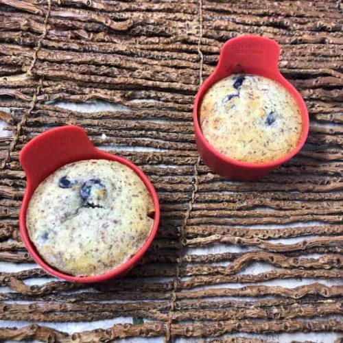 Air Fryer, KETO Blueberry Muffins Fork To Spoon
