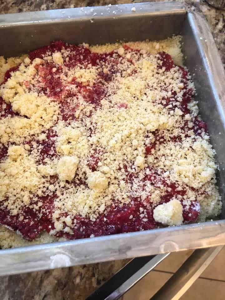 Air Fryer, Raspberry Patch Crumb Bars