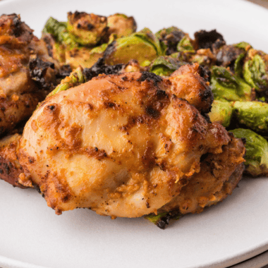 Air Fryer Balsamic Glazed Chicken Thighs (Easy & Juicy)