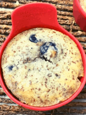 Air Fryer KETO Blueberry Muffins