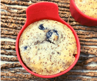 Air Fryer KETO Blueberry Muffins