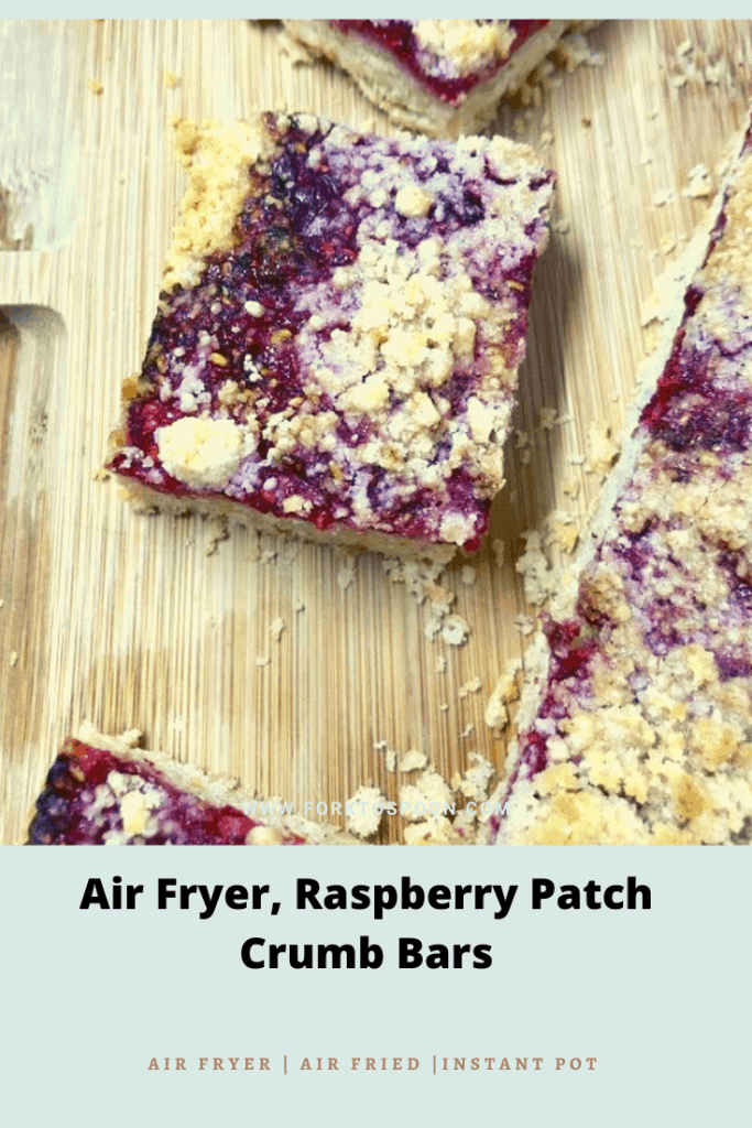 Air Fryer Raspberry Pie Bars