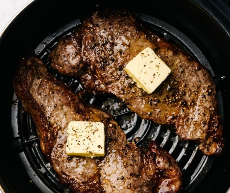 Air Fryer New York Strip Steak Fork To Spoon