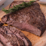 Air Fryer New York Strip Steak with Homemade Boursin Cheese