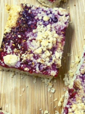 Air Fryer Raspberry Pie Bars