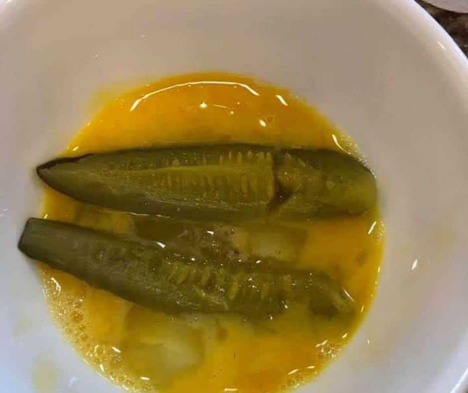 Soak Pickles in the Egg