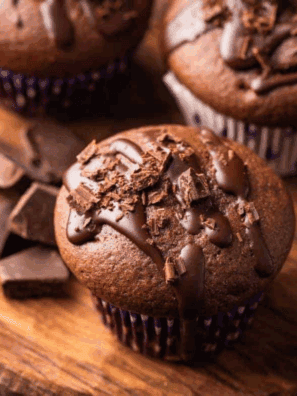 Copycat Costco Double Chocolate Muffins