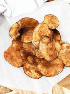 Easy Air Fryer BBQ Potato Chips