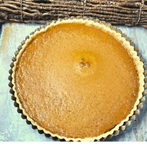 Air Fryer Pumpkin Pie - Fork To Spoon